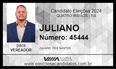 Candidato JULIANO 2024 - QUATRO IRMÃOS - Eleições