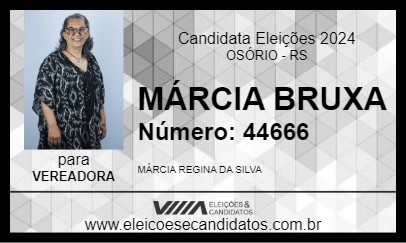 Candidato MÁRCIA BRUXA 2024 - OSÓRIO - Eleições