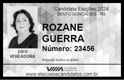 Candidato ROZANE GUERRA 2024 - BENTO GONÇALVES - Eleições