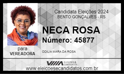 Candidato NECA ROSA 2024 - BENTO GONÇALVES - Eleições