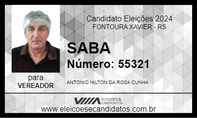 Candidato SABA 2024 - FONTOURA XAVIER - Eleições