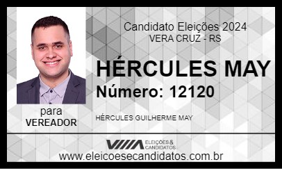 Candidato HÉRCULES MAY 2024 - VERA CRUZ - Eleições