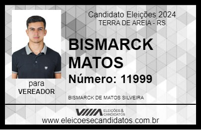 Candidato BISMARCK MATOS 2024 - TERRA DE AREIA - Eleições