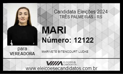 Candidato MARI 2024 - TRÊS PALMEIRAS - Eleições