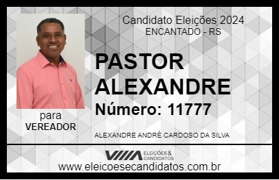 Candidato PASTOR ALEXANDRE 2024 - ENCANTADO - Eleições