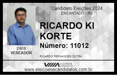 Candidato RICARDO KI KORTE 2024 - ENCANTADO - Eleições