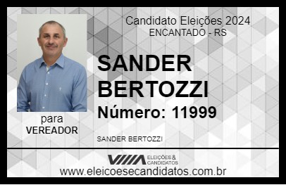 Candidato SANDER BERTOZZI 2024 - ENCANTADO - Eleições