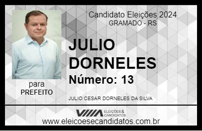 Candidato JULIO DORNELES 2024 - GRAMADO - Eleições