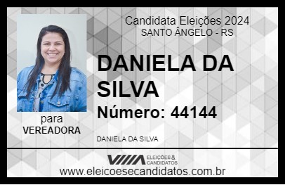 Candidato DANIELA DA SILVA 2024 - SANTO ÂNGELO - Eleições