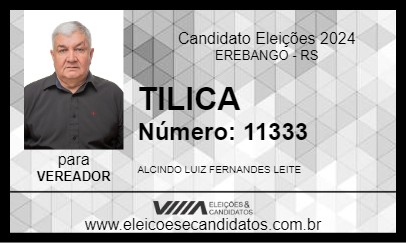 Candidato TILICA 2024 - EREBANGO - Eleições