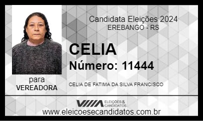 Candidato CELIA 2024 - EREBANGO - Eleições