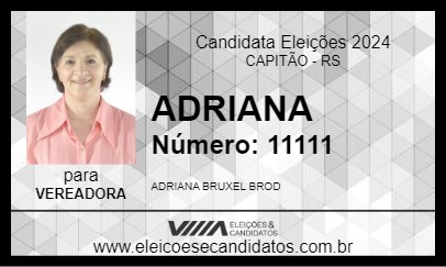 Candidato ADRIANA 2024 - CAPITÃO - Eleições