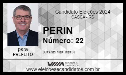 Candidato PERIN 2024 - CASCA - Eleições