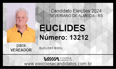 Candidato BISOL 2024 - SEVERIANO DE ALMEIDA - Eleições