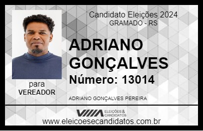 Candidato ADRIANO GONÇALVES 2024 - GRAMADO - Eleições