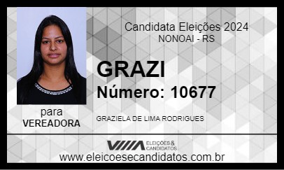 Candidato GRAZI 2024 - NONOAI - Eleições