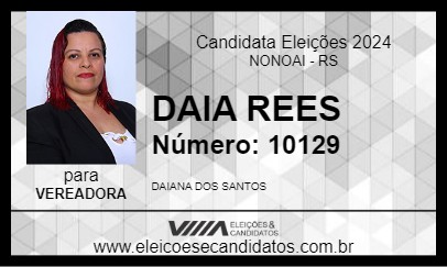 Candidato DAIA REES 2024 - NONOAI - Eleições