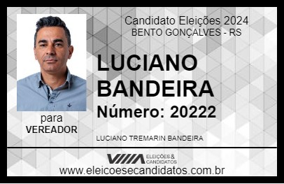 Candidato LUCIANO BANDEIRA 2024 - BENTO GONÇALVES - Eleições