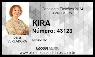 Candidato KIRA 2024 - CANELA - Eleições