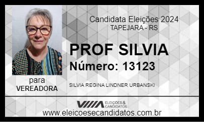 Candidato PROFESSORA SILVIA 2024 - TAPEJARA - Eleições