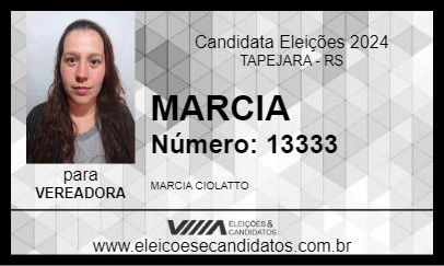 Candidato MARCIA  2024 - TAPEJARA - Eleições