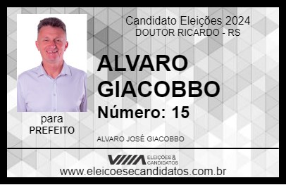 Candidato ALVARO GIACOBBO 2024 - DOUTOR RICARDO - Eleições