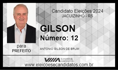 Candidato GILSON 2024 - JACUIZINHO - Eleições