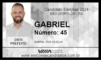 Candidato GABRIEL 2024 - SÃO LEOPOLDO - Eleições