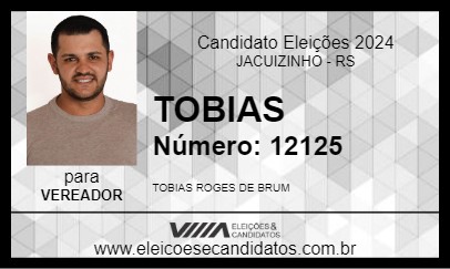 Candidato TOBIAS 2024 - JACUIZINHO - Eleições