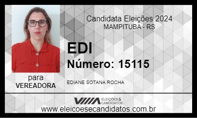 Candidato EDI 2024 - MAMPITUBA - Eleições