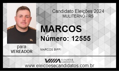 Candidato MARCOS BIFFI 2024 - MULITERNO - Eleições