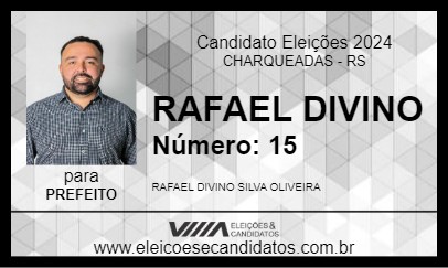 Candidato RAFAEL DIVINO 2024 - CHARQUEADAS - Eleições