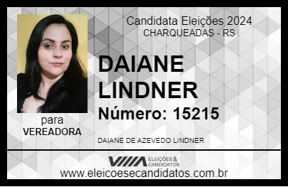 Candidato DAIANE LINDNER 2024 - CHARQUEADAS - Eleições