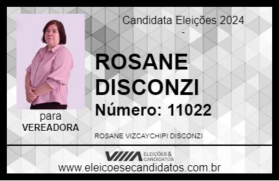 Candidato ROSANE DISCONZI 2024 - MAÇAMBARÁ - Eleições