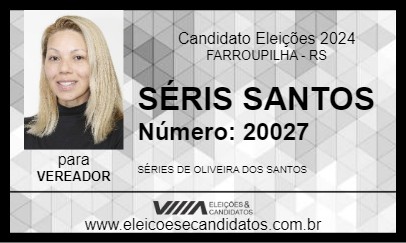 Candidato SÉRIES SANTOS 2024 - FARROUPILHA - Eleições