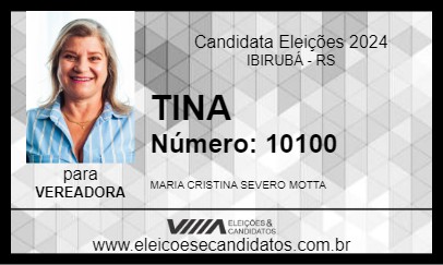 Candidato TINA 2024 - IBIRUBÁ - Eleições