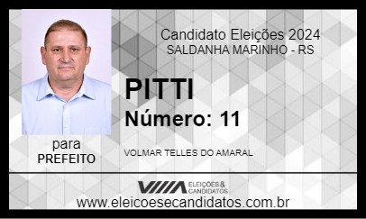 Candidato PITTI 2024 - SALDANHA MARINHO - Eleições