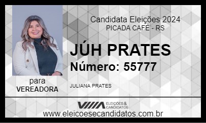 Candidato JÚH PRATES 2024 - PICADA CAFÉ - Eleições