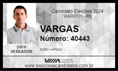 Candidato VARGAS 2024 - VIADUTOS - Eleições