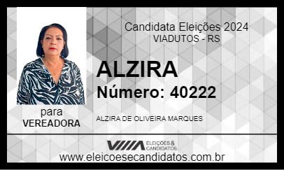 Candidato ALZIRA 2024 - VIADUTOS - Eleições