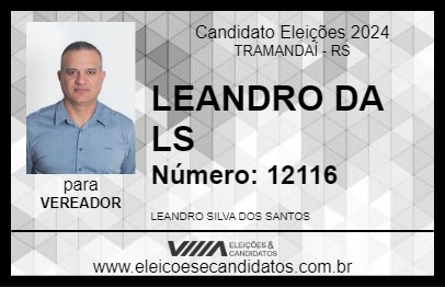 Candidato LEANDRO DA LS 2024 - TRAMANDAÍ - Eleições