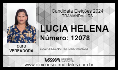 Candidato LUCIA HELENA  2024 - TRAMANDAÍ - Eleições