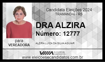 Candidato DRA ALZIRA 2024 - TRAMANDAÍ - Eleições