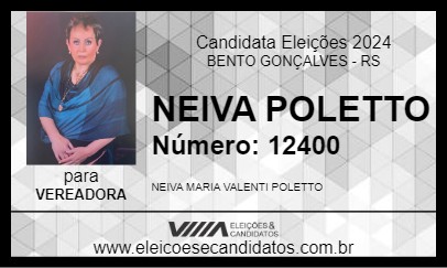 Candidato NEIVA POLETTO 2024 - BENTO GONÇALVES - Eleições