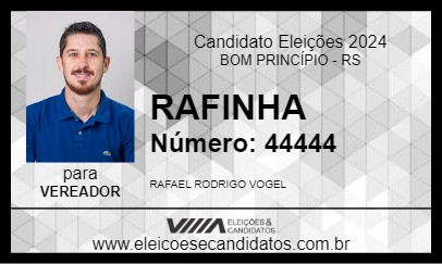 Candidato RAFINHA 2024 - BOM PRINCÍPIO - Eleições