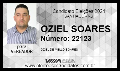 Candidato OZIEL SOARES 2024 - SANTIAGO - Eleições