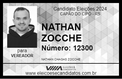 Candidato NATHAN ZOCCHE 2024 - CAPÃO DO CIPÓ - Eleições