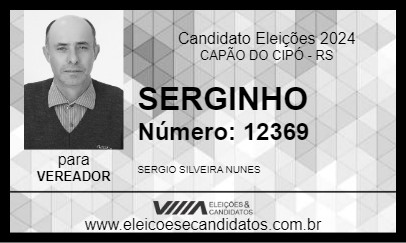 Candidato SERGINHO 2024 - CAPÃO DO CIPÓ - Eleições