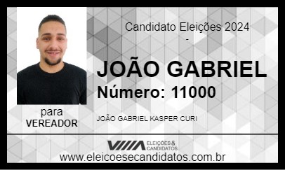 Candidato JOÃO GABRIEL 2024 - BARRA FUNDA - Eleições