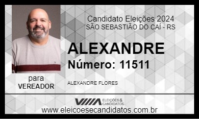 Candidato ALEXANDRE 2024 - SÃO SEBASTIÃO DO CAÍ - Eleições